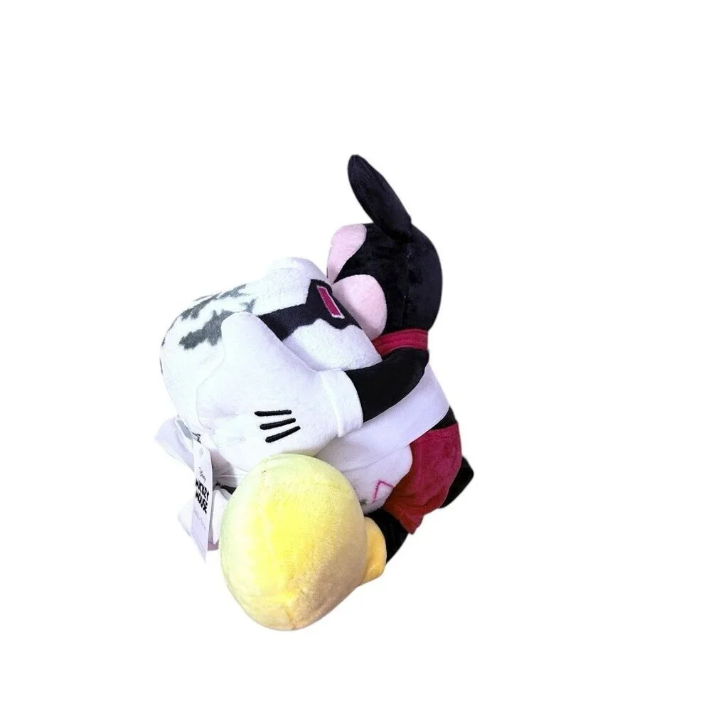 Disney Mickey Mouse 19” Buddy Plush Toy Plus Holiday Winter 50”x60” Throw NWT